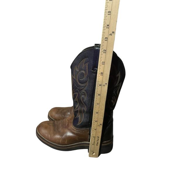 Durango Vintage Women’s Brown Black Embroidered Boots Western Size 6.5 M Used - Picture 8 of 8